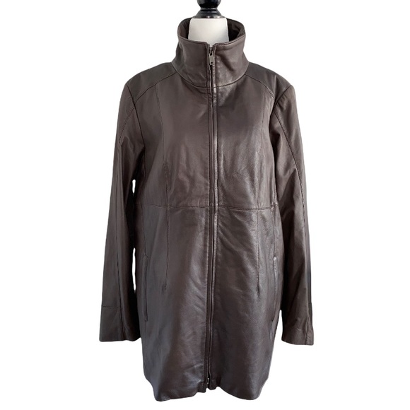 leather jacket with removable liner